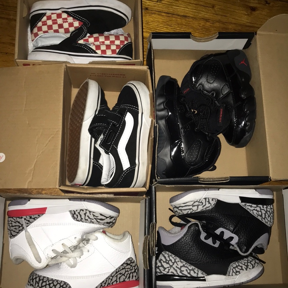Air Jordan’s and Vans Toddler Sneakers